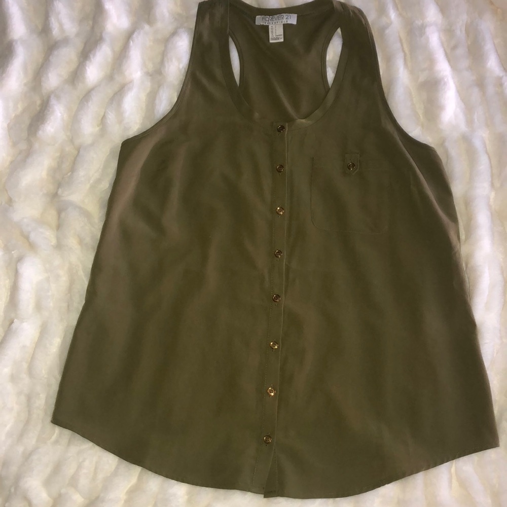 Olive green tank